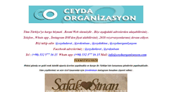 Desktop Screenshot of ceydaorganizasyon.com