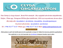 Tablet Screenshot of ceydaorganizasyon.com